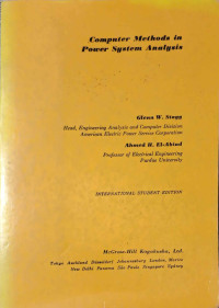 Image of Computer Methods in Power System Analysis