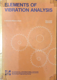 Image of Elements Of Vibration Analysis