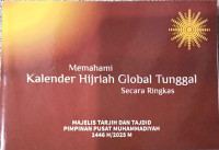 Image of Memahami Kalender Hijriah Global Tunggal Secara Ringkas